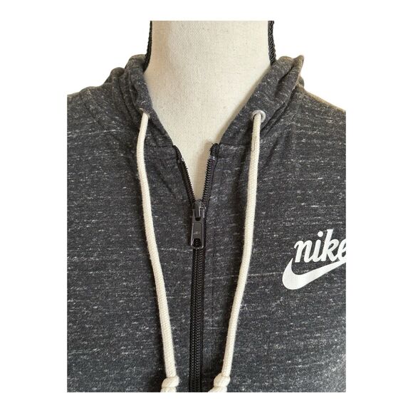NIKE LOOSE FIT WOMENS BLACK X-FULL ZIP HOODIE SWEATSHIRT‎ SIZE M - Picture 4 of 16